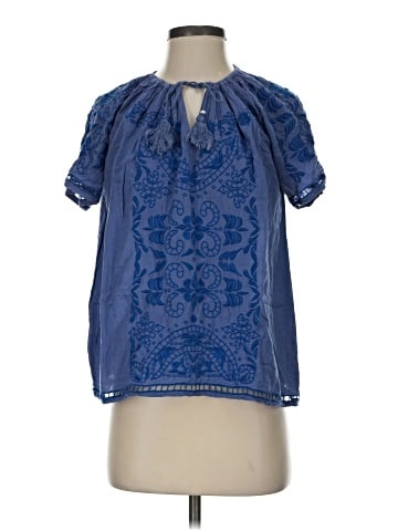 Calypso St. Barth Short Sleeve Blouse (view 1)