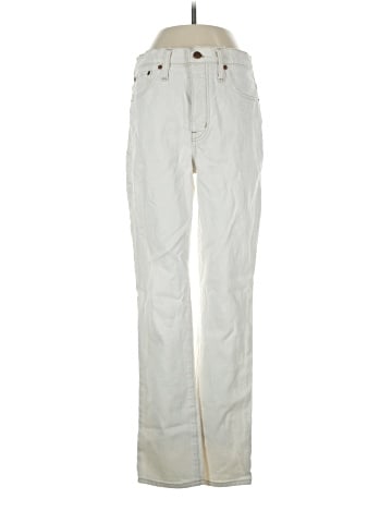 Madewell Tall Slim Demi-Boot Jeans in Cloud Lining (view 1)