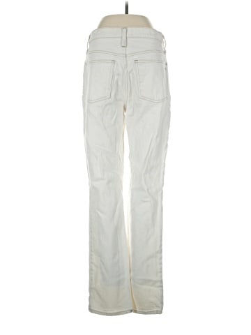 Madewell Tall Slim Demi-Boot Jeans in Cloud Lining (view 2)