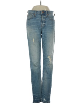 Madewell 9" High-Rise Skinny Jeans: Destructed-Hem Edition (view 1)