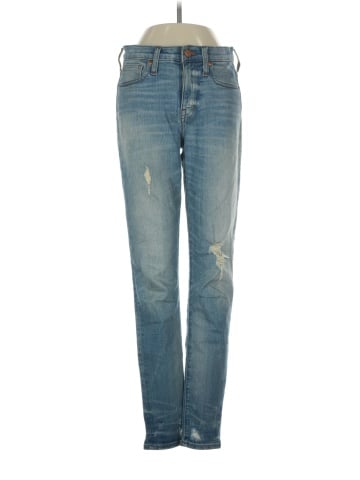 Madewell 9" High-Rise Skinny Jeans: Destructed-Hem Edition (view 1)
