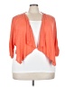 Perceptions Orange Cardigan Size 3X - photo 1