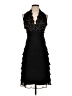 Tadashi 100% Polyester Black Cocktail Dress Size UK 4 / US 0 - photo 1