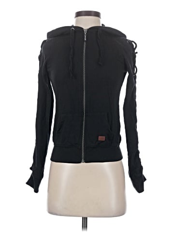 Peace Love World Zip Up Hoodie (view 1)