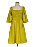 Oddi 100% Polyester Solid Green Casual Dress Size S - photo 1