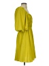 Oddi 100% Polyester Solid Green Casual Dress Size S - photo 4