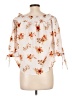 rue21 Ivory 3/4 Sleeve Blouse Size L - photo 2