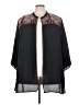 Catherines 100% Polyester Black Kimono Size 3X - photo 1