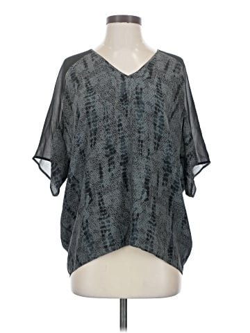 Eileen Fisher Short Sleeve Silk Top (view 1)
