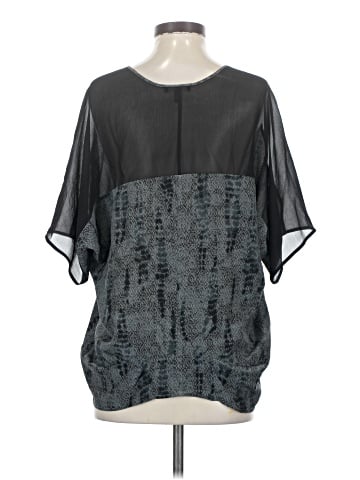 Eileen Fisher Short Sleeve Silk Top (view 2)