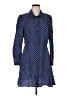 J.Crew Polka Dots Blue Casual Dress Size 6 - photo 1