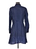 J.Crew Polka Dots Blue Casual Dress Size 6 - photo 2