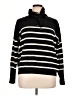 Max Studio Stripes Black Turtleneck Sweater Size XL - photo 1