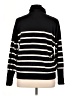 Max Studio Stripes Black Turtleneck Sweater Size XL - photo 2