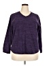 St. John's Bay 100% Polyester Purple Pullover Sweater Size XXL - photo 1
