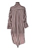 Zara Basic Stripes Burgundy Casual Dress Size M - photo 2