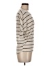 Staccato Stripes Tan Short Sleeve Top Size M - photo 4