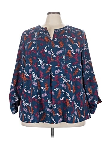 Lane Bryant Outlet 3/4 Sleeve Blouse (view 1)
