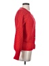 Shein 100% Polyester Red Cardigan Size 4 - photo 4