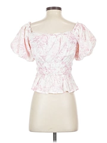 Francesca's Short Sleeve Blouse (view 2)