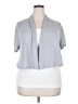 Extra Touch Gray Cardigan Size 2X - photo 1