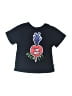 Stella McCartney Hearts Black Short Sleeve T-Shirt Size 3 - photo 1