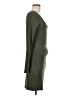 Express Solid Green Casual Dress Size M - photo 4