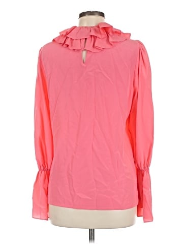 Tory Burch Long Sleeve Silk Top (view 2)
