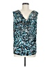Carol Rose Blue Sleeveless Blouse Size M (estimated) - photo 1