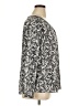 Christopher & Banks Silver Long Sleeve Blouse Size XL - photo 4