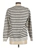 dip Stripes Silver Pullover Sweater Size M - photo 2