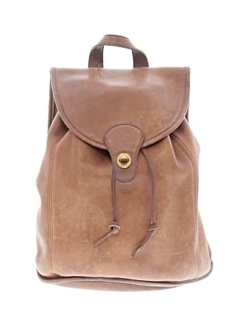 Coach Leather Backpack (view 1)