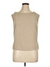 Amanda Smith Tan Sleeveless Blouse Size 14 - photo 1