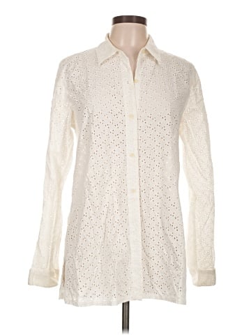 Anne Cole Collection Long Sleeve Blouse (view 1)