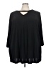 Catherines Black 3/4 Sleeve Top Size 3X - photo 1