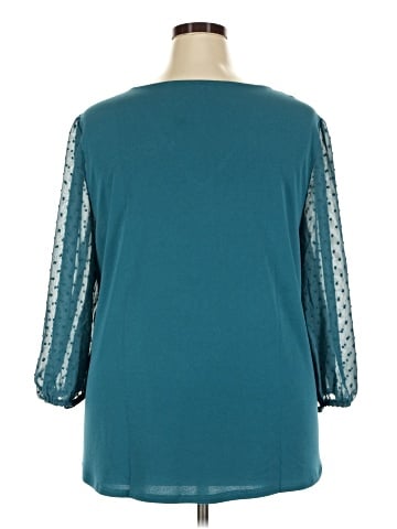 Adrianna Papell 3/4 Sleeve Top (view 2)