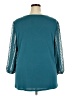 Adrianna Papell Teal 3/4 Sleeve Top Size 3X - photo 2