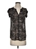 Stitch Fix 100% Polyester Black Short Sleeve Blouse Size S (estimated) - photo 1