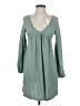 Blue Rain Solid Green Casual Dress Size S - photo 1
