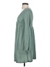 Blue Rain Solid Green Casual Dress Size S - photo 5