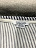 Splendid Stripes Black Short Sleeve Blouse Size S - photo 7