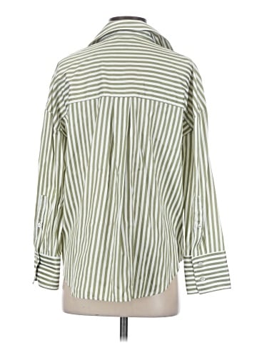 Zara 3/4 Sleeve Button-Down Shirt (view 2)