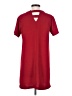 Bobeau Solid Red Casual Dress Size XS - photo 2