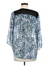 Guess Blue 3/4 Sleeve Blouse Size M - photo 2