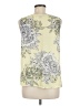 Roz & Ali 100% Polyester Yellow Sleeveless Blouse Size M - photo 2