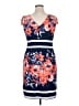 Alyx Print Blue Cocktail Dress Size 14 - photo 2