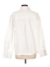 Vince. 100% Cotton Solid White Ivory Long Sleeve Blouse Size L - photo 2