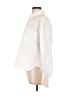Vince. 100% Cotton Solid White Ivory Long Sleeve Blouse Size L - photo 5