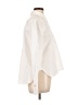 Vince. 100% Cotton Solid White Ivory Long Sleeve Blouse Size L - photo 4