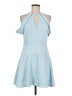 BCBGMAXAZRIA 100% Polyester Blue Cocktail Dress Size 8 - photo 1